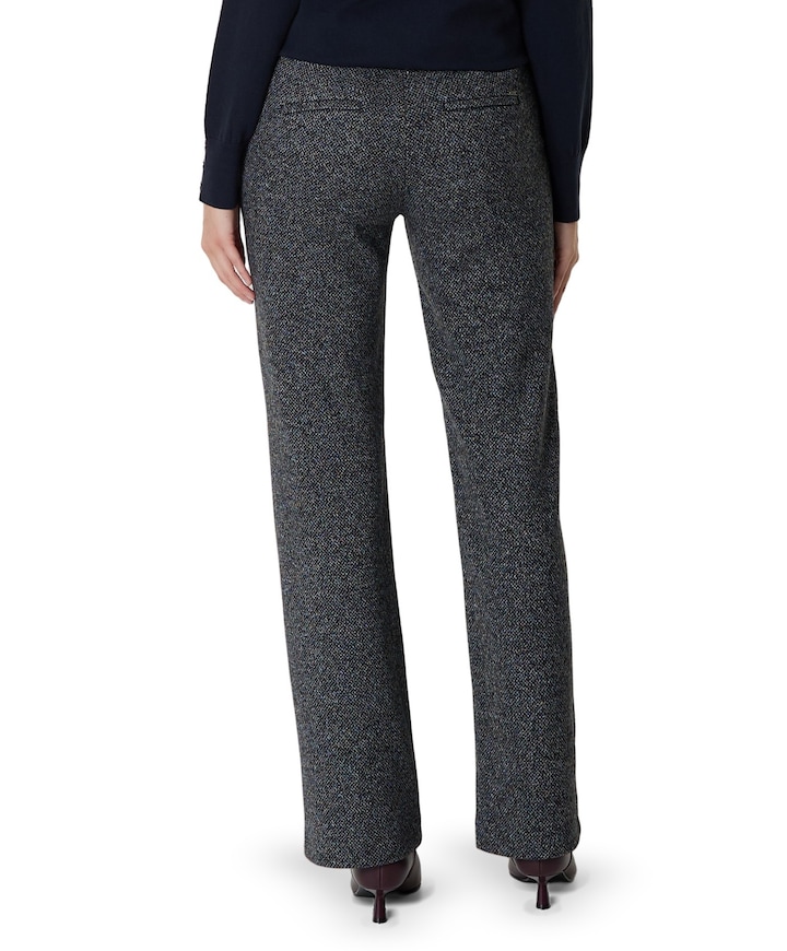 Jenny Wide Leg dames broek grijs
