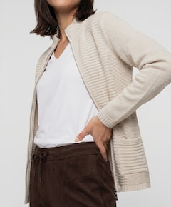 Dames vest beige