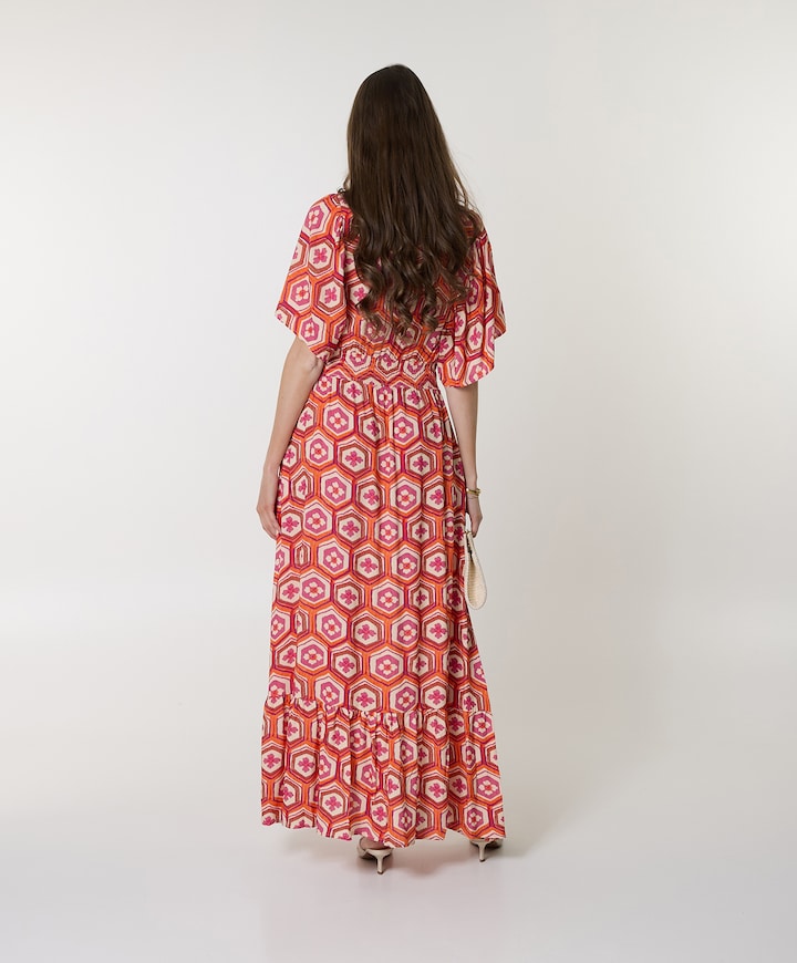 Dames jurk multicolor