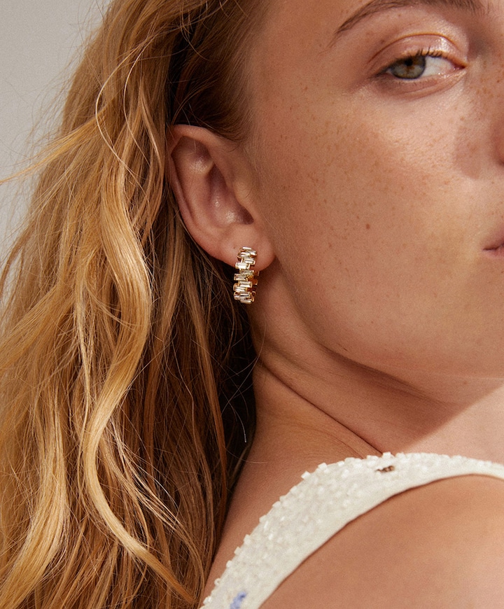 Dames oorbellen goud