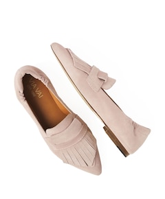 Lola Oakley dames loafers roze