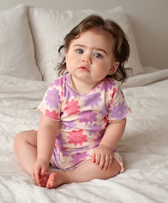 Meisjes pyjamaset paars