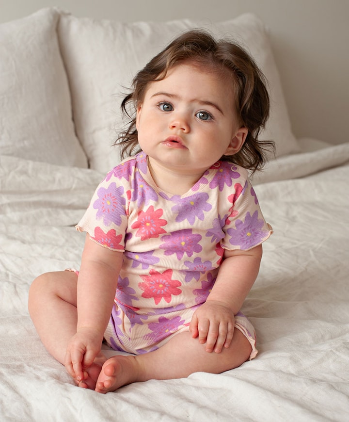 Meisjes pyjamaset paars