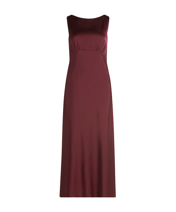 Dames jurk bordeaux