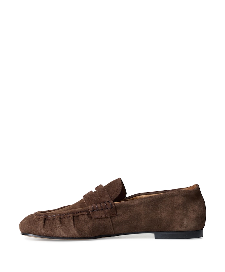 dames loafers bruin