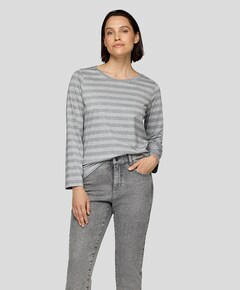 Dames longsleeve zilver