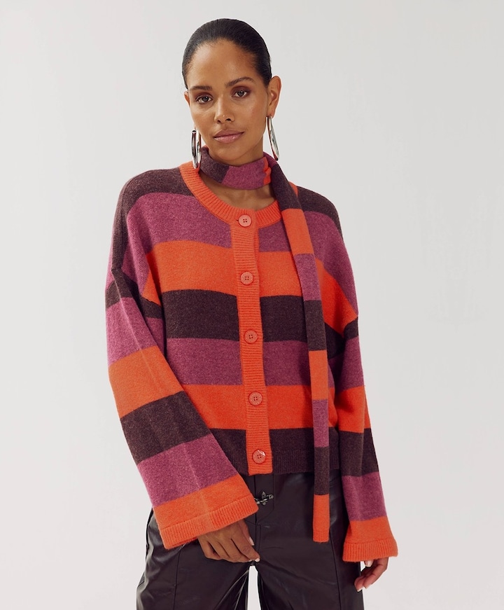 Dames vest rood