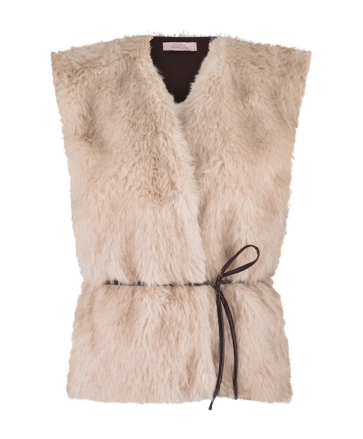 Dames gilet ecru