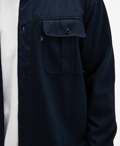 Heren overshirt blauw