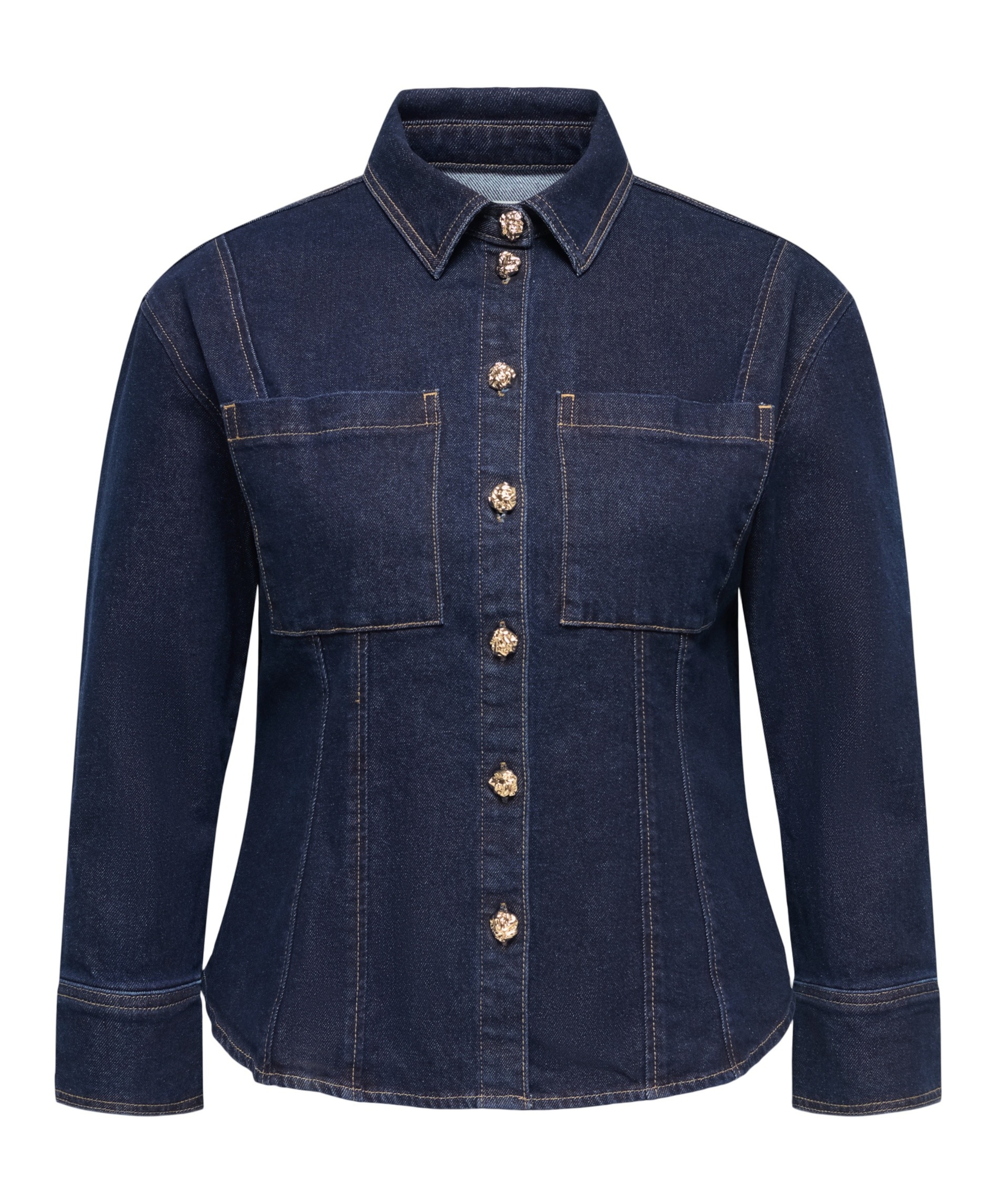 Dames blouse blauw