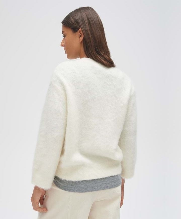 Dames vest ecru