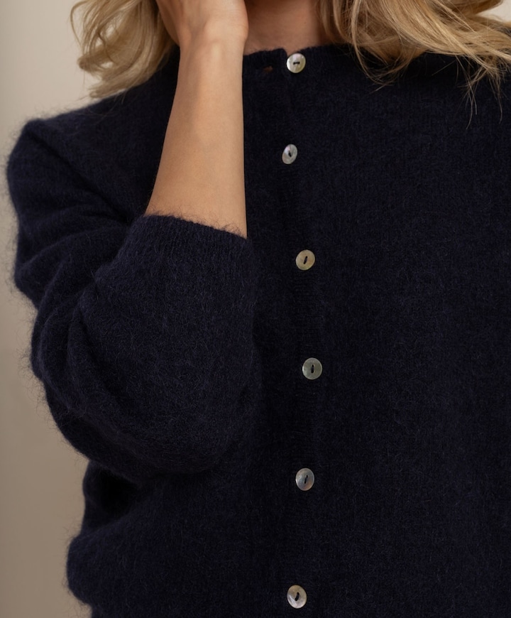 Dames vest blauw