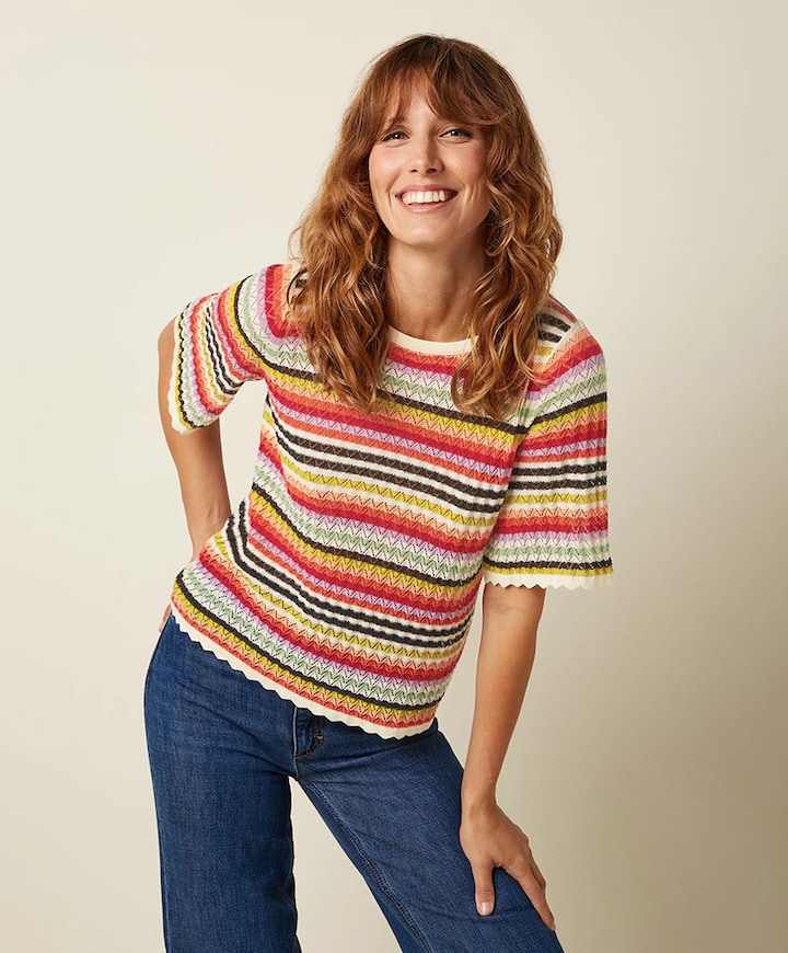 Dames trui multicolor