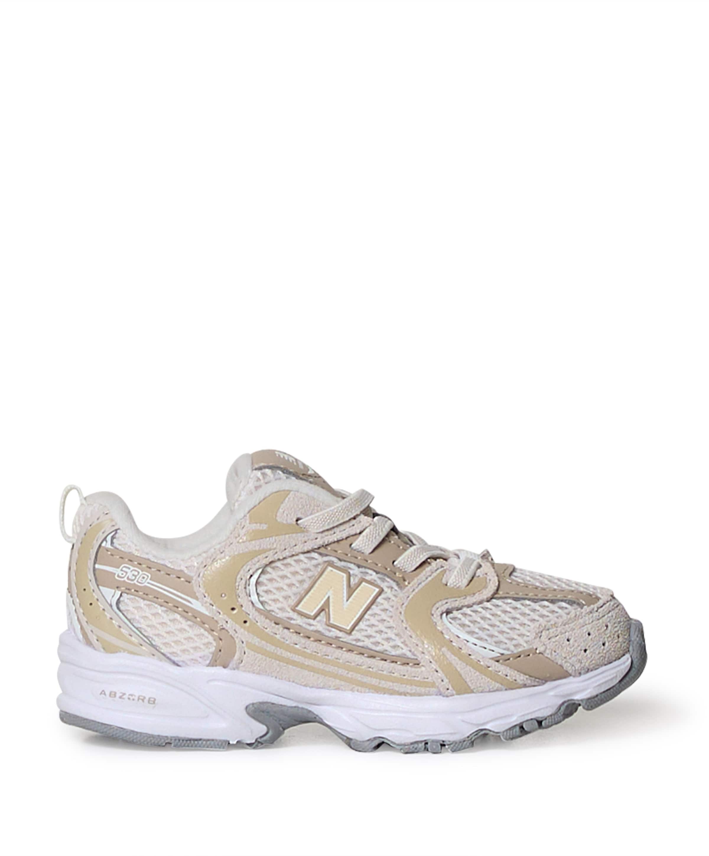 530 bungee lace uniseks sneakers  beige