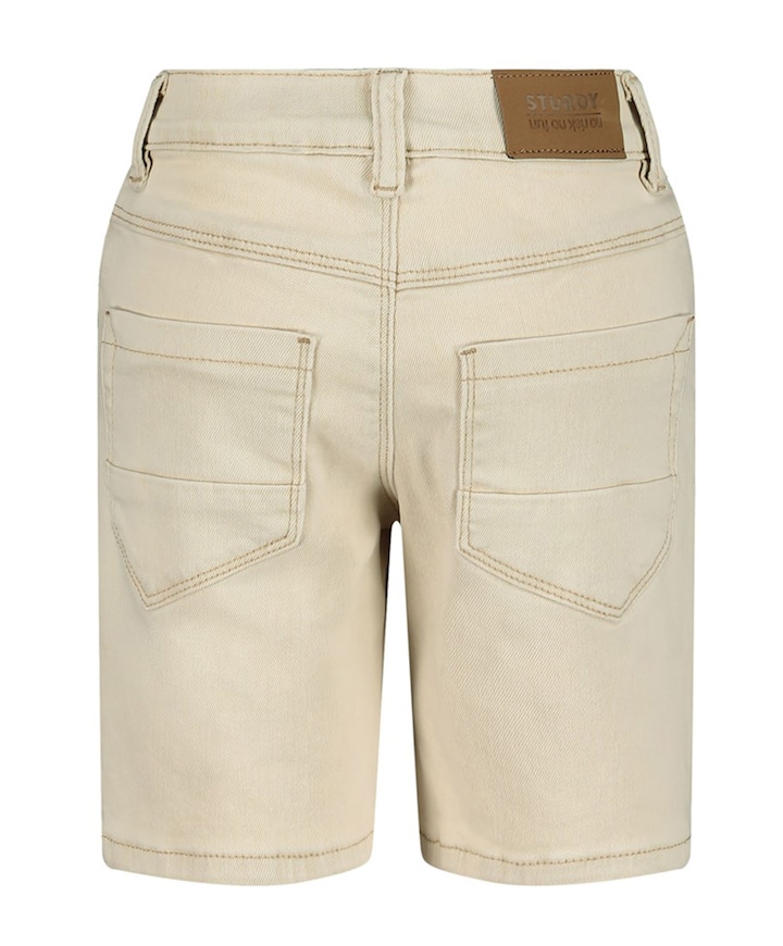 denim jongens korte broek beige