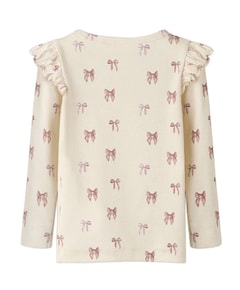 Meisjes longsleeve ecru