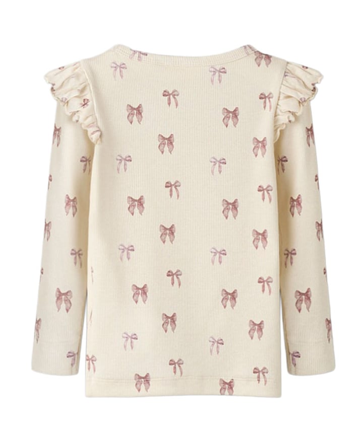 Meisjes longsleeve ecru