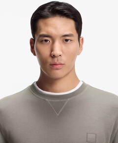 Heren sweater zilver