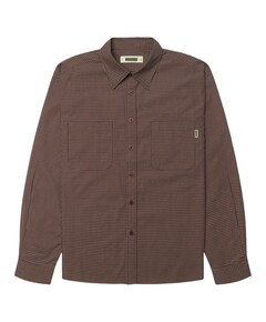 Heren overshirt bruin