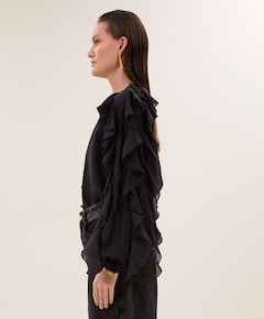 Dames blouse zwart