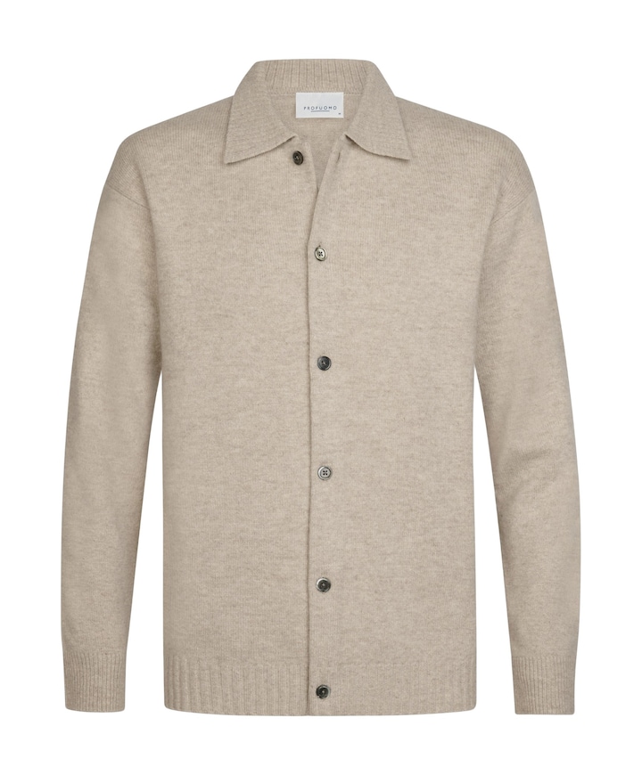 Heren vest beige