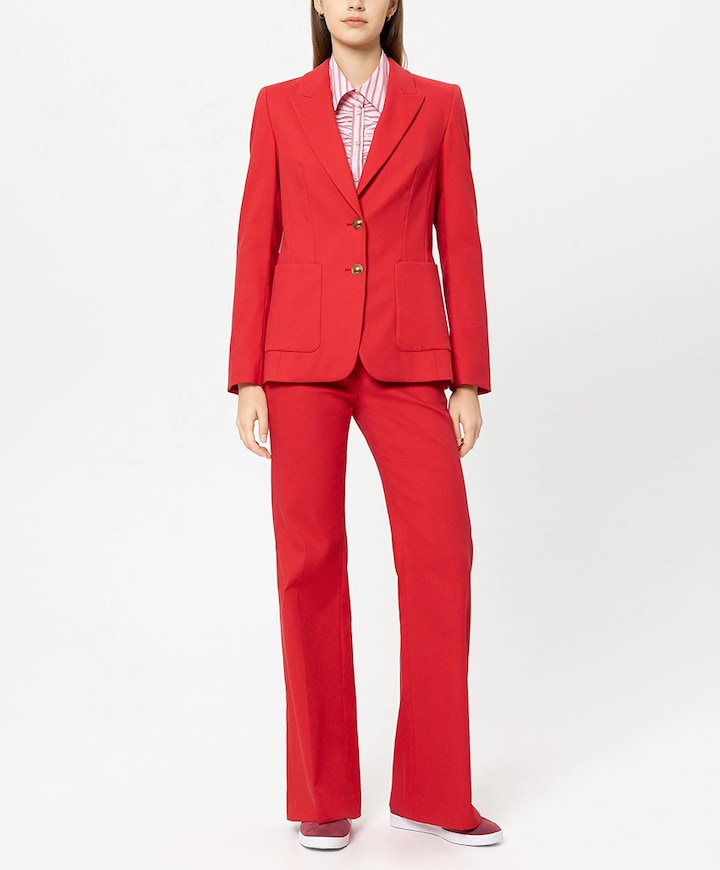 Dames blazer rood