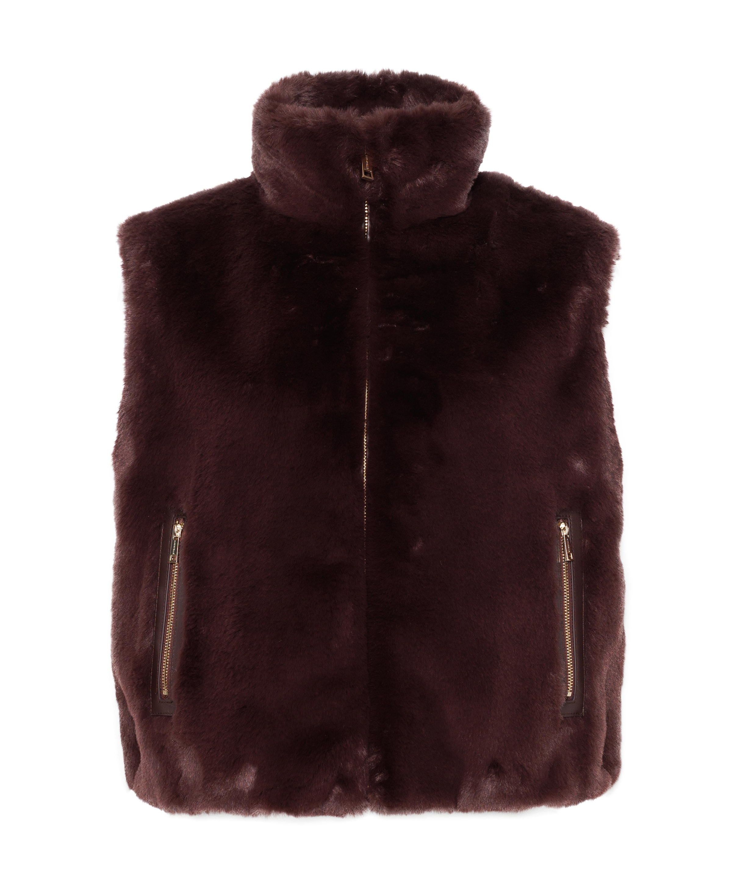 Dames gilet bordeaux
