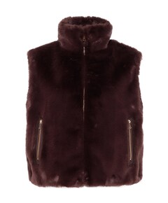 Dames gilet bordeaux