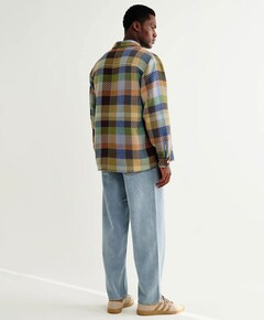 Heren overshirt groen