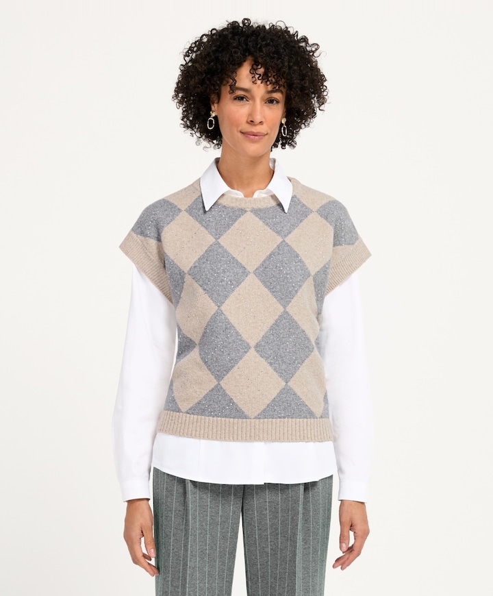 Dames spencer beige