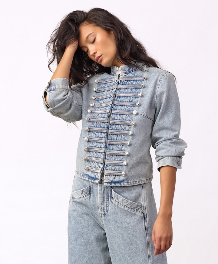 Dames spijkerjas  blauw