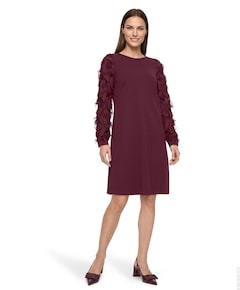 Dames jurk bordeaux