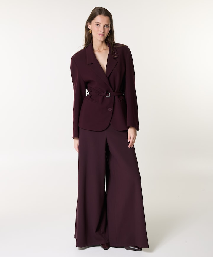 Dames blazer bordeaux