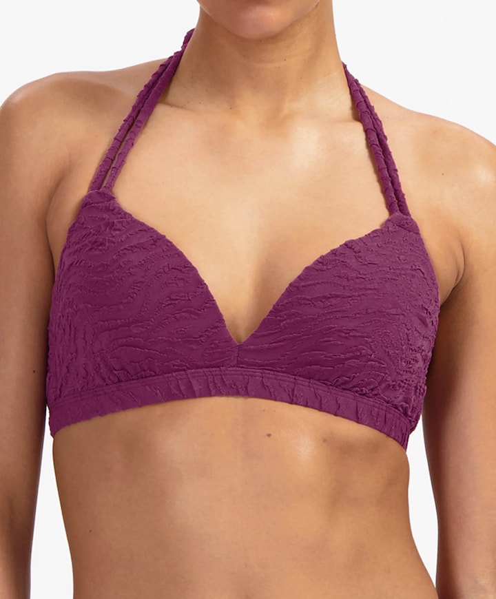 Dames bikinitop paars