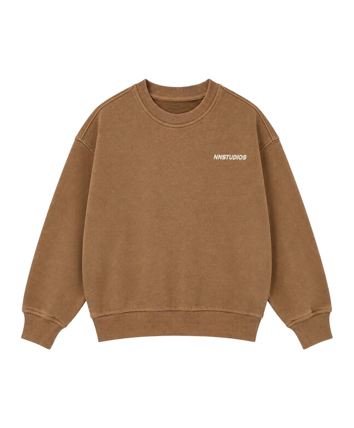 Jongens sweater bruin