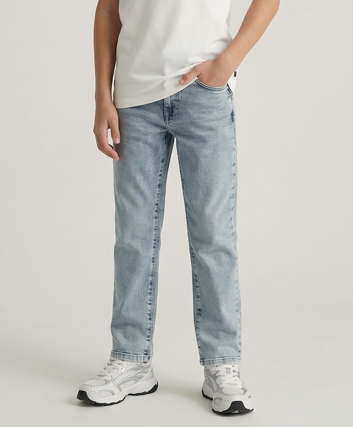 GARWELL Denim Stone Used jongens jeans blauw