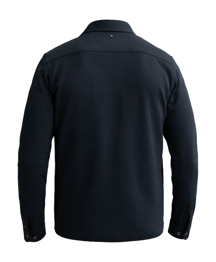 Heren overshirt blauw