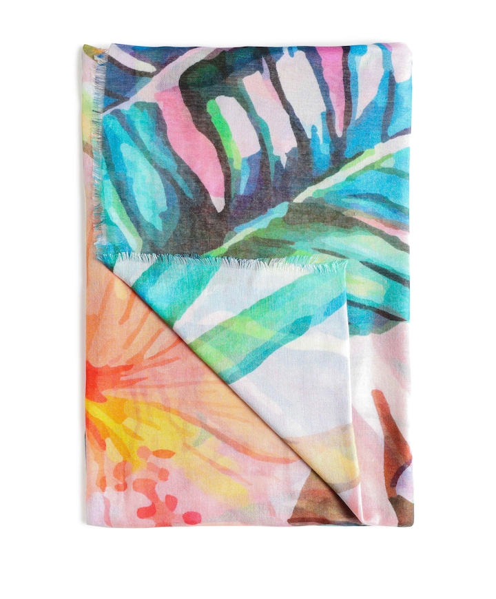 Dames sjaal multicolor