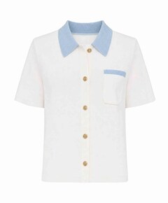 Dames vest wit