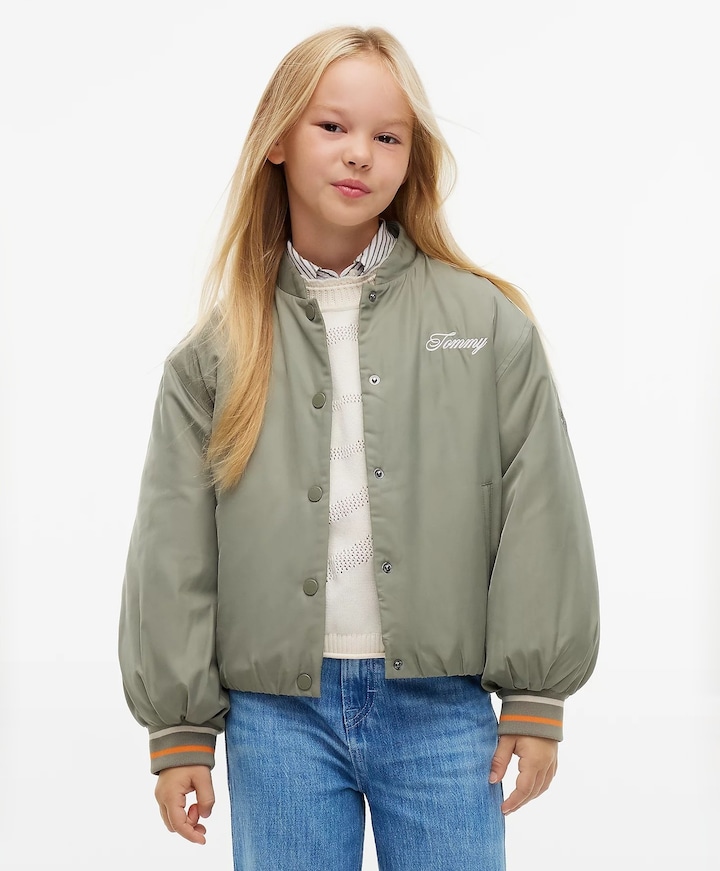 Meisjes jas groen