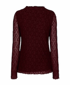 Dames top bordeaux