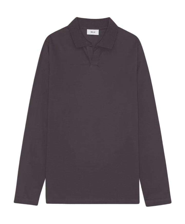 Heren polo bruin