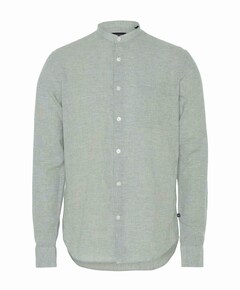 Heren overhemd lange mouw groen