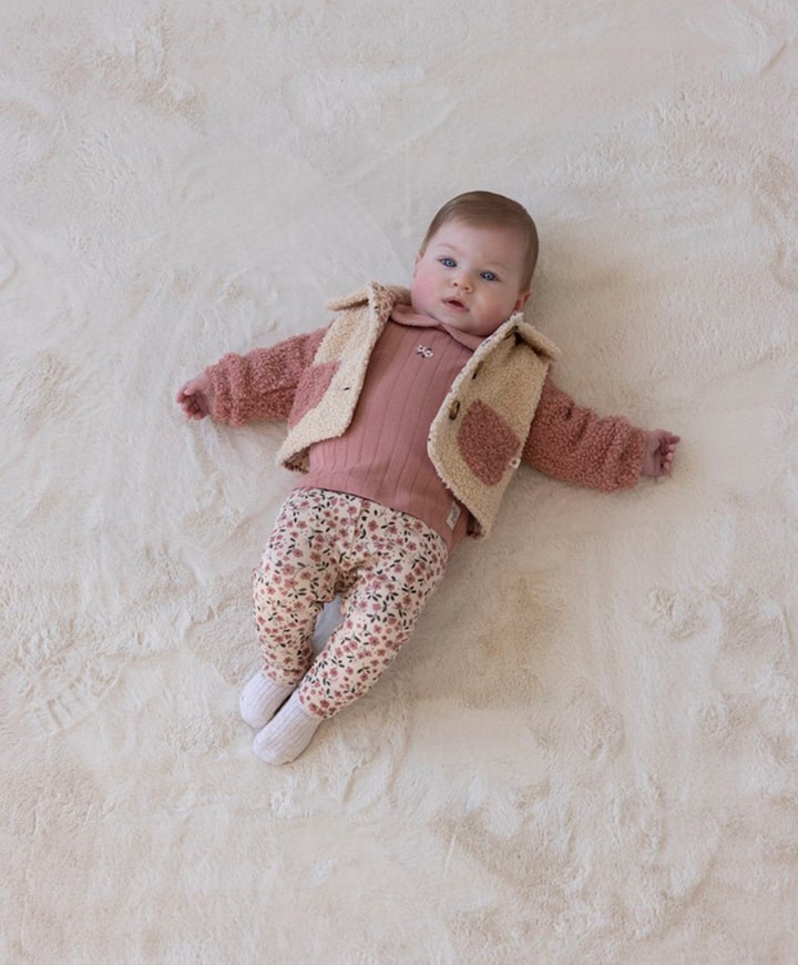 Woodland bloom broek roze