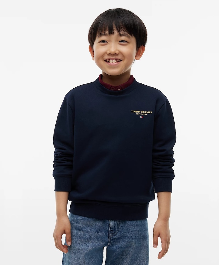 Jongens sweater blauw
