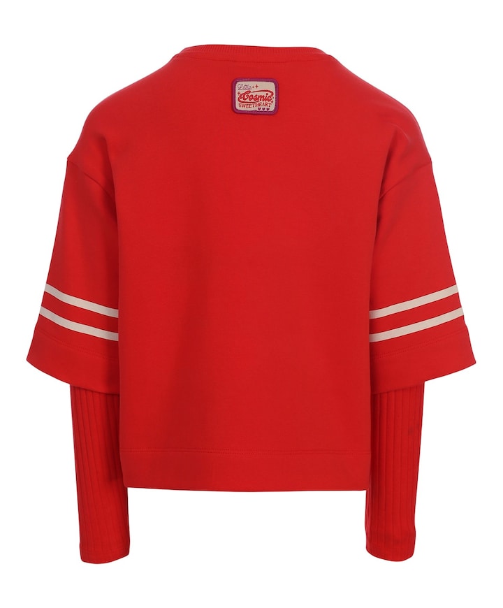 Meisjes longsleeve rood