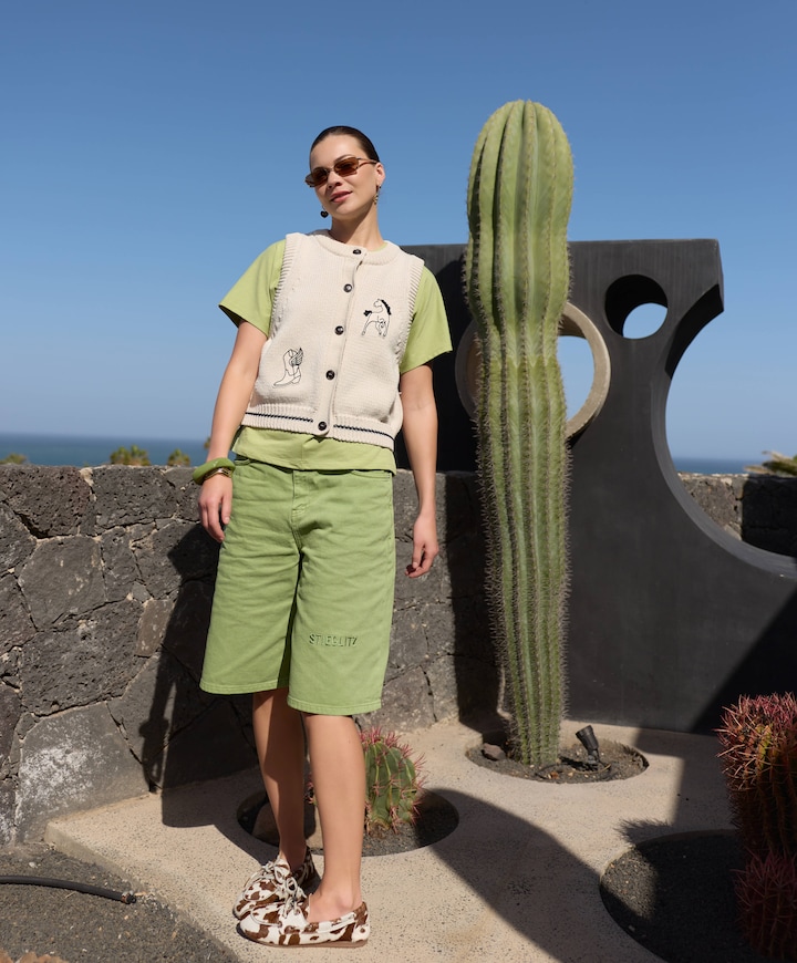 Brushed boat dames mocassins bruin