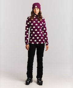 Dames pully paars