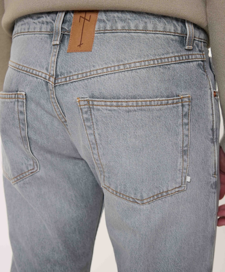 Heren jeans grijs