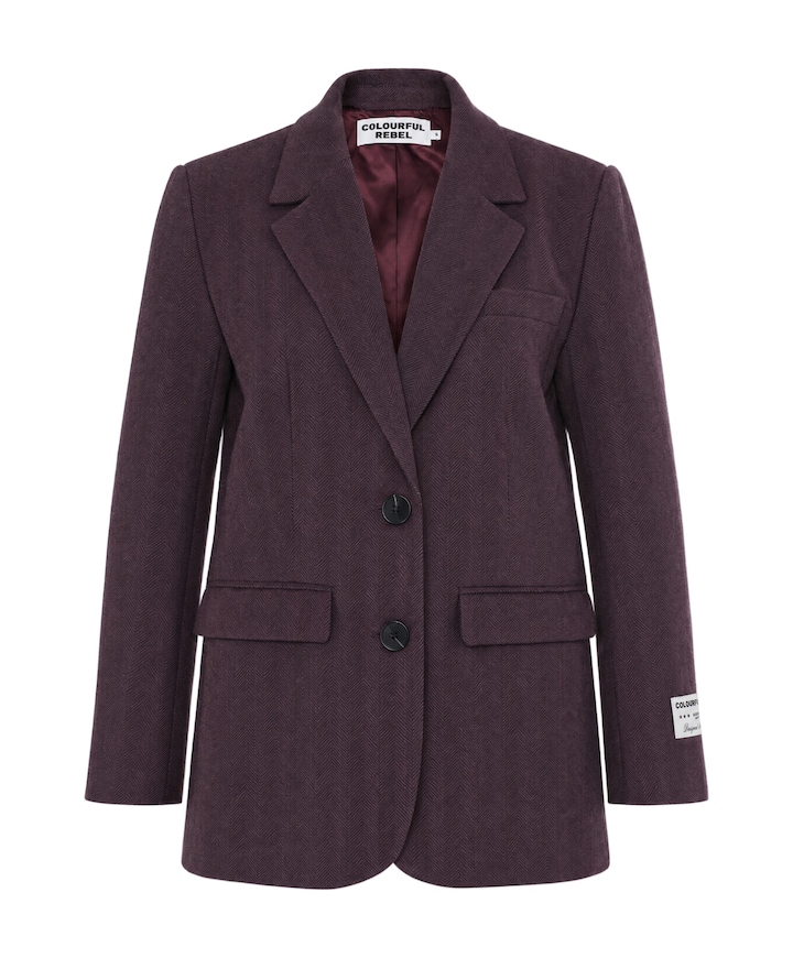 Dames blazer rood